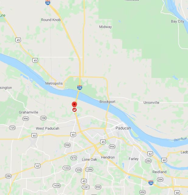 I-24 crash map